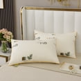 thumbnail image 3 of Almohada de terciopelo con plumas de ajenjo, color sólido, suave y cómoda, para dormitorio, cama, almohada para dormir, hotel de 5 estrellas, para adultos solteros, 3 of 5