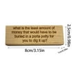 thumbnail image 3 of HUASHENG Ice Brea Ker Questions Tumbling Tower Game (54Pcs) Wooden Block S Stacking Tumbling Tower 54 Wooden Stacking Tower Family Party Game With Ice Break Er Questions, 3 of 5