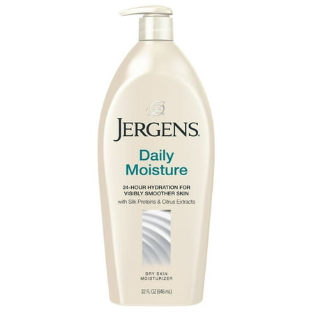 Jergens Daily Moisture Lotion, 32.0 FL OZ (Best Body Lotion For Daily Use)