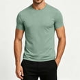 thumbnail image 4 of Luvrsol Big and Tall Men's T-shirts Solid Crew Neck Moisture Wicking Tops Short Sleeve Relaxed Fit Casual Tee S-4XL, 4 of 6