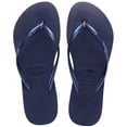 thumbnail image 1 of Havaianas Sandalias Slim Flip Flop Mujer Azul Marino Talla 6 Mujer, 1 of 5