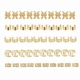 thumbnail image 2 of Yoyauz Ear Clip Ornaments Hair Ornament Rings For Braids Gold And Silver Hair Braid Accessories Hair Ornament Pendant Braids Cuff Clip Accessories Women'S Braid Decoration, 2 of 7