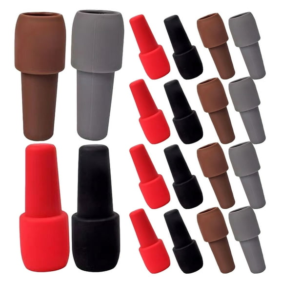 Worgeous 20pcs Reusable Wine Bottle Stoppers for Home Use Silicone Wine Stoppers for Wine Bottles Beverage Bottle Sealer for Beer Wine