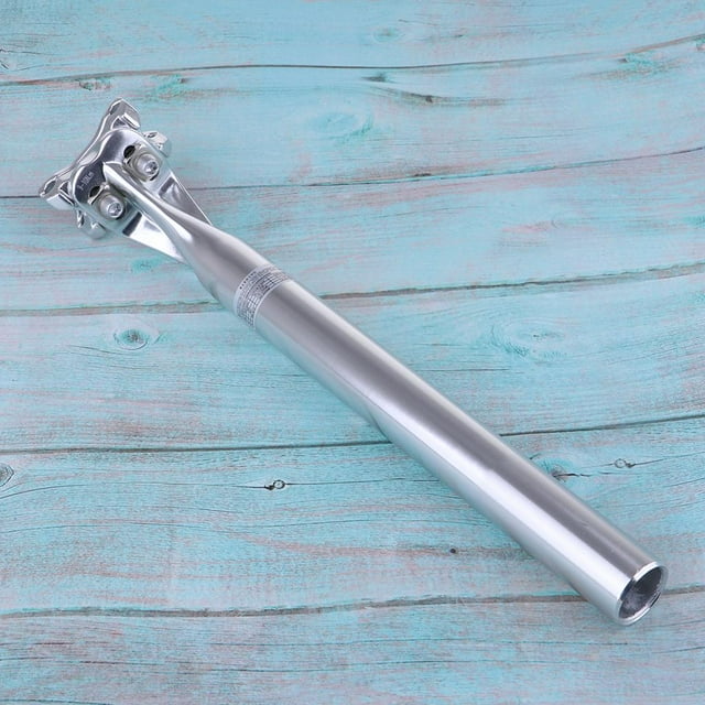 Tija de sillín de bicicleta Cola de aleación de aluminio duradero Plata