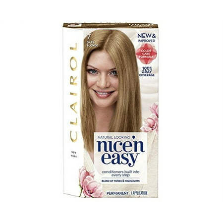 Clairol Nice N Easy 7 106a Natural Dark Blonde Permanent Hair