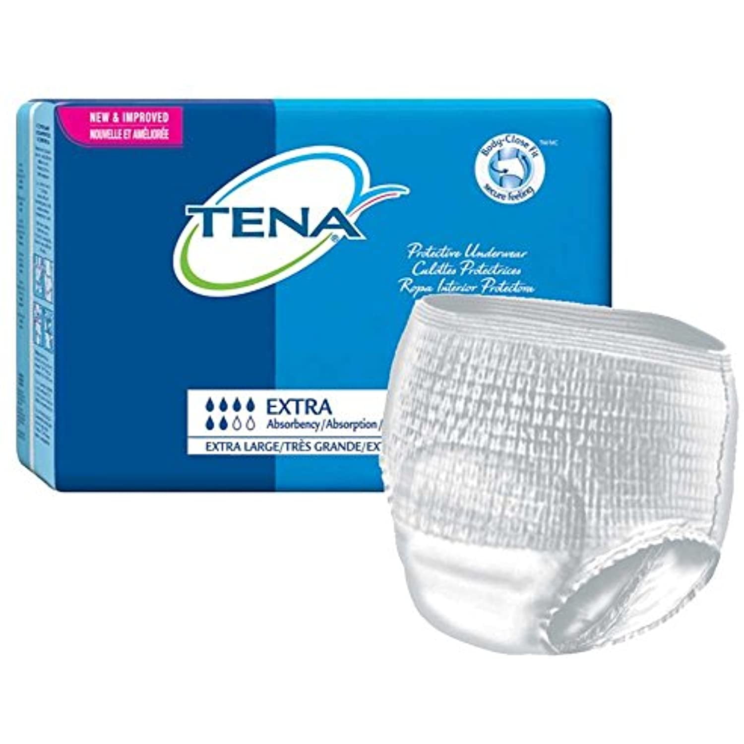 TENA Disposable Underwear X-Large, 72425, Ultimate-Extra, 48 Ct ...