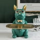 thumbnail image 4 of Figuritas de arte Bulldog, artículos diversos de caramelo, escultura de animales de resina para el hogar, la sala de estar Sywqhk Libre de BPA, 4 of 8