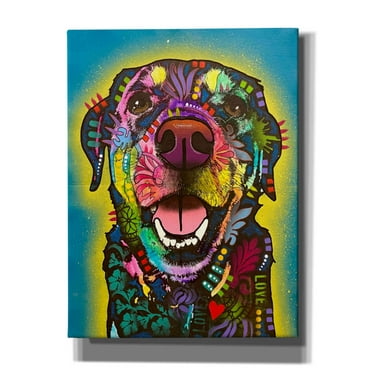 Epic Graffiti 'Mom Can We Go Swimming' by Dean Russo, Canvas Wall Art, 12"x16"