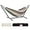Black Frame- Rainbow, variant on VibrantEcho Hammocks Double Hammock with 9ft Space-Saving Steel Stand Includes Portable Carrying Case, 450 Pounds Capacity (Light Gray)