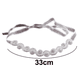 thumbnail image 2 of Elegante lujo hecho a mano cuentas de joyería de diamantes de imitación de cristal nupcial boda desfiles de noche graduación diadema cinta de satén Hiarband, 2 of 5