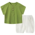 thumbnail image 1 of Catégorie de Produit Pyjamas et Peignoirs pour Garçons Ensemble de Pyjamas Respirants pour Enfants pour Tenue d'Intérieur Décontractée Quotidienne Pyjama d'Été Léger Conçu pour Tout-Petits et, 1 of 3