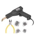 thumbnail image 4 of Soldadoras con grapadora en caliente de 50 W, herramientas de garaje, kit de reparación de parachoques de coche, máquina de soldadura y reparación, enchufe estadounidense negro de 110 V, 4 of 15