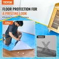 thumbnail image 3 of VEVOR Carpet Protection Film, 40" x 84' Floor and Surface Shield, Easy to Cut Simple Installation, Fiber Fabric Car Mat Protection Film Roll, 3 of 9