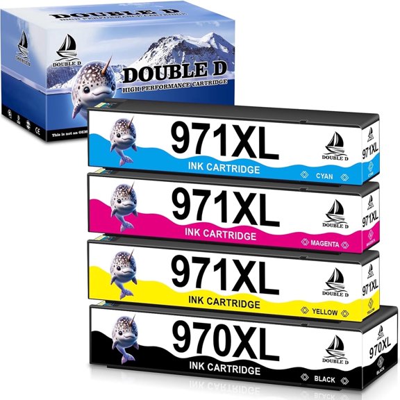 970XL 971XL Ink Cartridge Compatible for HP970 971 XL Ink Cartridges for Officejet Pro X576dw X451dn X451dw X476dw X476dn X551dw Printer