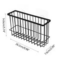 thumbnail image 3 of Self-adhesion Kitchen Bathroom Iron Wire Basket Bin Storage Rack Mesh Organizer-HAPDEN, 3 of 4