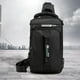 thumbnail image 4 of Sling Bag For Men Women Shoulder Backpack Chest Bags Daypack With Earphone Hole For Hiking Camping Outdoor Trip, 4 of 8