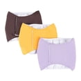 thumbnail image 3 of 3 piezas de fajas abdominales para perros machos, pañales tipo pantalón para perros pequeños y medianos. M, 3 of 9