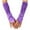 Purple, variant on Elegant Satin Opera Long Stretch Elbow Evening Formal Party Gloves With Finger Opening And Decorative Ruffle