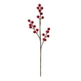 thumbnail image 5 of bestolf Artificial Red Berry Pick Christmas Holly Berries Stem Faux Plants Foam Berries Branch Xmas Decoration, 5 of 6