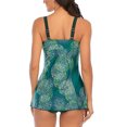 thumbnail image 4 of Traje de baño de porcelana oriental con estampado floral sexy para mujer, traje de baño adelgazante, 4 of 5
