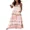 Pink, variant on ChicMe Womens Nightgowns Tie-Dye Print Spaghetti Strap Sleeveless Long house Dresses Women Nightshirts with Pockets Light Green-L