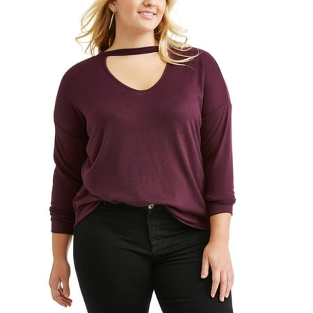 Junior Plus Boxy Choker Tee