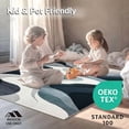 thumbnail image 4 of ODIKA 6'x9' Machine Washable Non-Slip Area Rug, Contemporary Wave with Flowing and Accent High Traffic Rug, Gray, 59882, 4 of 7