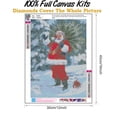 thumbnail image 2 of UKAP Christmas Santa Claus Diamond Painting 5D Full Drill DIY Embroidery Cross Stitch Home/Hotel Wall Art Decor, 2 of 8