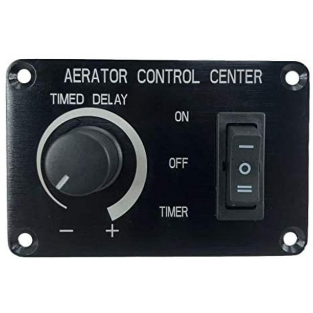 Pactrade Marine Boat Aerator Livewell Timer Switch Panel Adjustable Auto 12V 5A, This Automatic Aerator Control Pro Timer Plus Adjustable Livewell ...