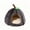 Gray L, variant on LEVEO Adorable Cozy Pumpkin Cat Cave,Cat Beds for Indoor Cats,Super Soft Pet House Tent for Kittens & Small Pets, Warm & Washable Non-Slip Design(L 14.96 inch Grey)