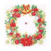 Diamond 5D DIY Corona de Navidad Conjunto especial parcial de diamantes de imitación FLhrweasw Nuevo