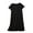 Black, variant on Jgppe Women's Cotton Nightgowns Lightweight Knit Short Sleeve Floral Printed Comfy Nightgown Tshirt Dress Sleepwear