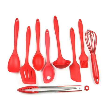 Perfect Chef 3 Piece Tool - Chef Craft Silicone Kitchen Tool 9 Piece Set