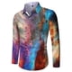 thumbnail image 1 of Nuevas camisas florales de estilo de pintura al óleo de moda para hombres, camisas de manga larga con solapa con estampado 3D, ropa informal vintage ajustada para mujeres, 1 of 6