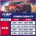 thumbnail image 2 of KSP 3" Front Leveling Lift Kits Fit for 4WD Ram 1500 1994-2001, Ram 2500 1994-2013, Ram 3500 1994-2012 , 3 Inch Solid Steel Strut Lift Kits Coil Spring Spacers，Package of 2, 2 of 4