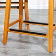 thumbnail image 7 of Cterwk 30" Bar Stool, Natural Finish, Brown Leather Seat, 7 of 7