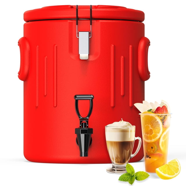 Dispensador de Bebidas JIVGDN 13.25 L con Acero Inoxidable 304