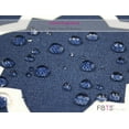 thumbnail image 3 of FBTS Prime Outdoor Seat Pads Navy Geometry Set of 2 Patio Seat Cushions with Ties 16x17 Inch U-Shape Chair Cushions, 3 of 7