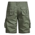 thumbnail image 4 of BXINGOHAI Chevron Shorts Mens Shorts Under $10 Mens Shorts Cargo Big and Tall- with Pockets Slim fit Beach Summer Plus Size Cotton Black Carpenter Shorts Size S Army Green,L, 4 of 5