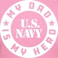 thumbnail image 3 of CafePress - U.S. Navy My Dad Is My Hero Women's Dark T Shirt - Women's Traditional Fit Dark T-Shirt, 3 of 4