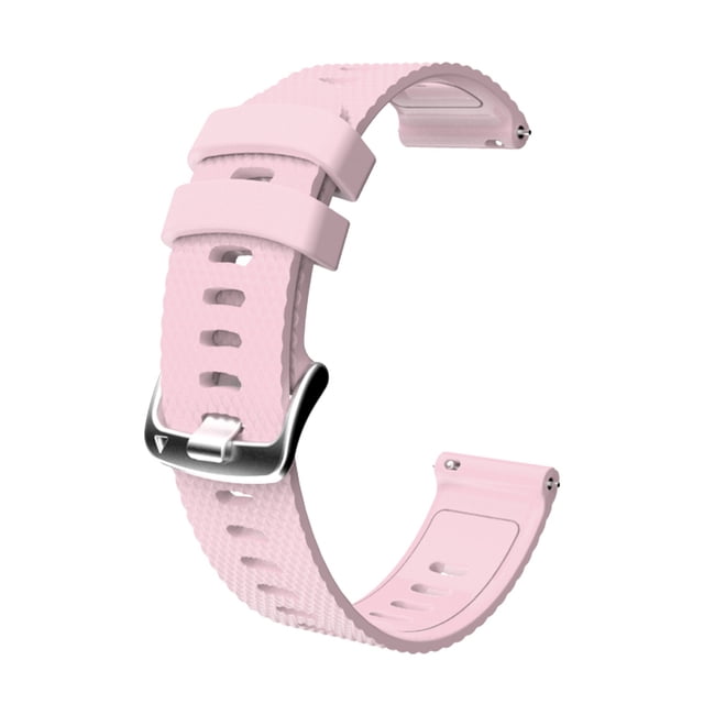 Correa de reloj de silicona con patrón de rombo, correa de repuesto para Garmin / HUAWEI / Samsung 20 mm, rosa Speravity EL2641-05