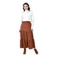thumbnail image 5 of Falda larga con vuelo Roman Fashion /Juvenil, 7061 (Chedron) cafe CH, 5 of 5