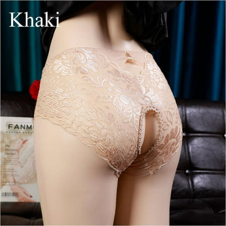 

Womens Sexy Lace Crotchless Panties Underwear Thongs G-Strings Briefs Knickers