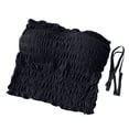thumbnail image 7 of Xijirk Tank Tops Fashionable Removable Strap Ruffled Camisole Tube Top for Casual Wear Camisole Tops for Women,Black,One Size, 7 of 7