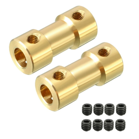 2pcs Shaft Coupler 2.3-4mm Connector Adapter for RC Airplane Boat Motor L20XD9
