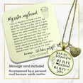 thumbnail image 2 of Love My Sister Necklace Best Gutsy Goodness Female Adult Bronze Metal Jewelry, 2 of 8