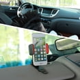 thumbnail image 6 of Gpoty Car Sun Visor Phone Holder， Universal Sunshield Board Clip 360° Rotating Car Cell Phone Holder Smartphone Cradle for iPhone Xs/Xs Max/Xr/X/8/7/6 Samsung Note 9/8/5 Galax, 6 of 7