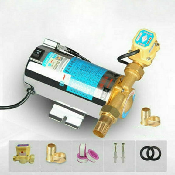 CJC 100W 220V Automatic Booster Pump Household Shower Solar Water Heater Pressure Pump Stainless Steel