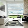 thumbnail image 7 of Ahgly Company Machine Washable Indoor Square Industrial Modern Silver Pink Area Rugs, 8' Square, 7 of 7