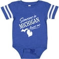 thumbnail image 3 of Inktastic Someone in Michigan Loves Me Boys or Girls Baby Bodysuit, 3 of 5